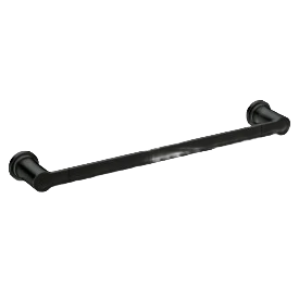 Fine Crafted Moen Matte Black Rinza 18 Towel Bar Sophisticated