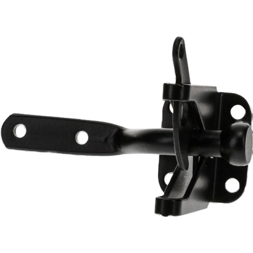 Professional National Hardware Black Self-Locking Gate Latch Effective