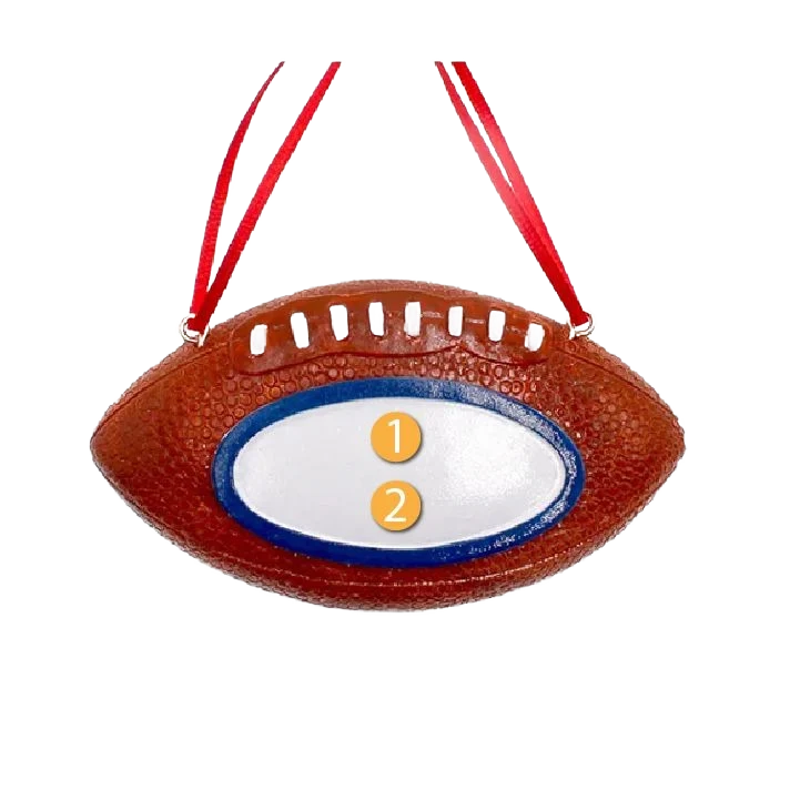 Lightweight Kurt S. Adler Personalized Football Ornament High-Quality