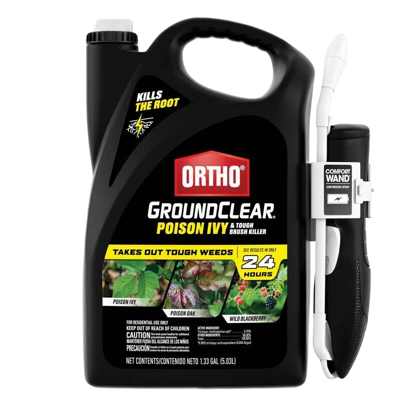 Easy-to-Use Ortho GroundClear Poison Ivy Tough Brush Killer with Comfort Wand 1 gal. Dependable
