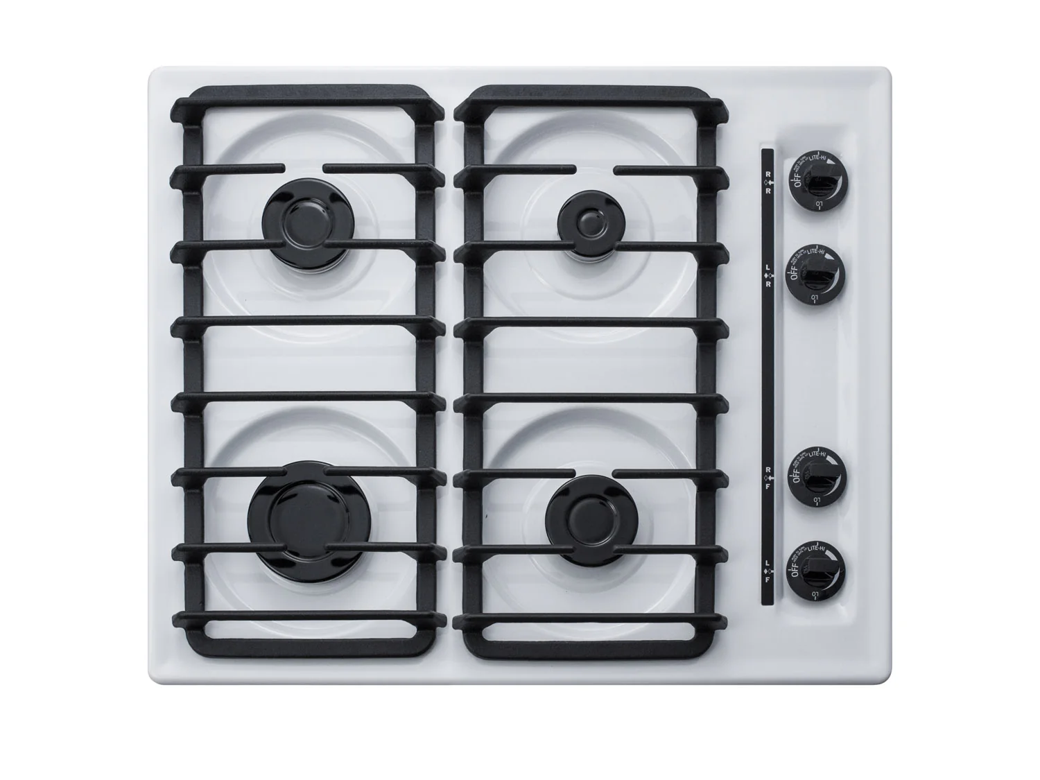 Easy-to-Use 24 Wide 4-Burner Gas Cooktop Unique