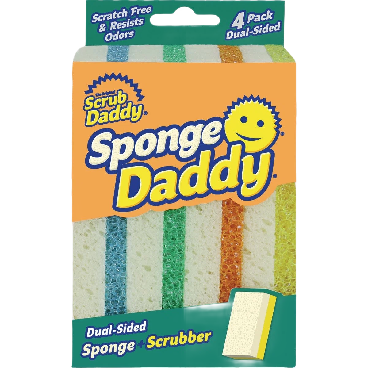 Trendy Sponge Daddy Scratch Sponge Reusable