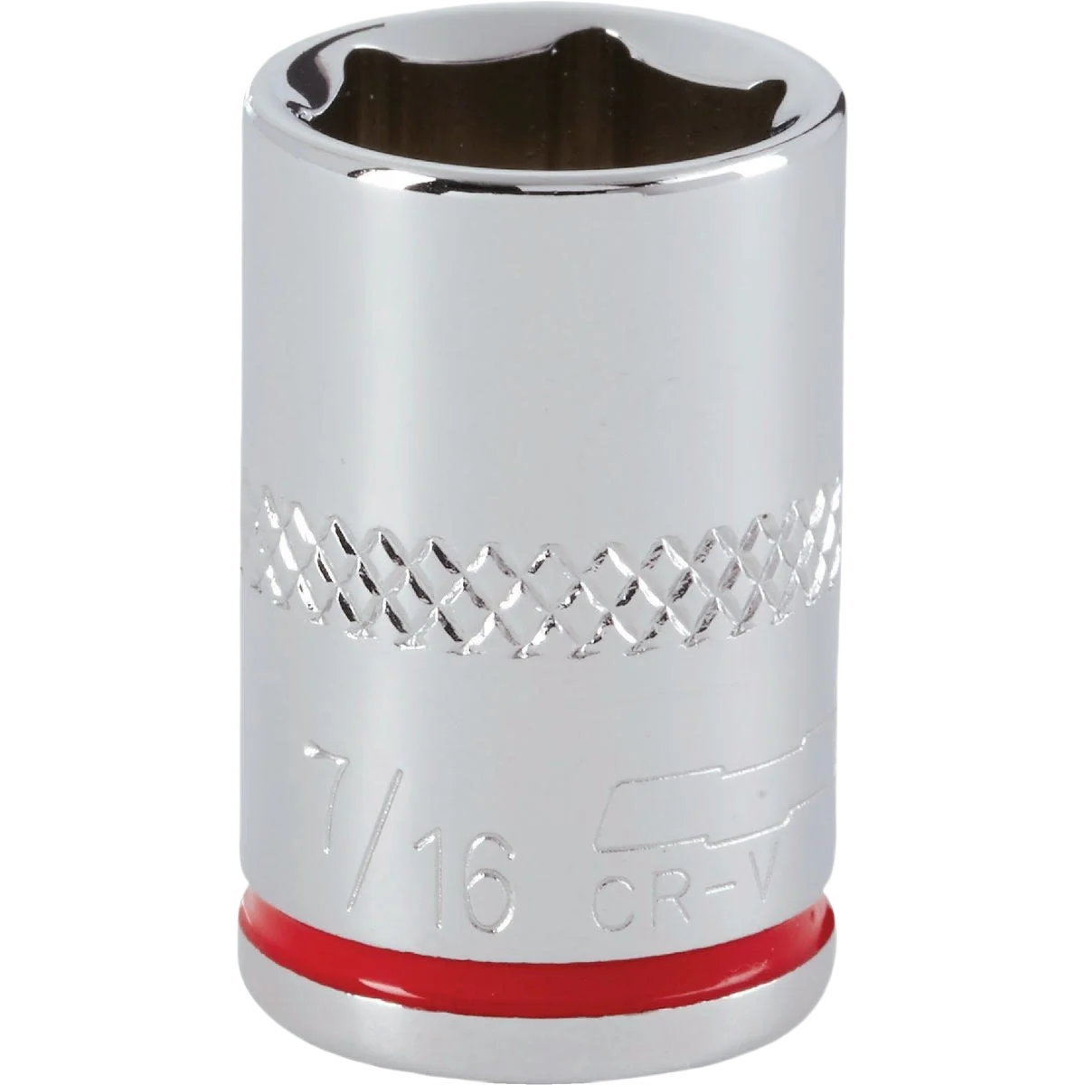 Fine Channellock 1 4 in. Drive 7 16 in. 6-Point Shallow Standard Socket Classic