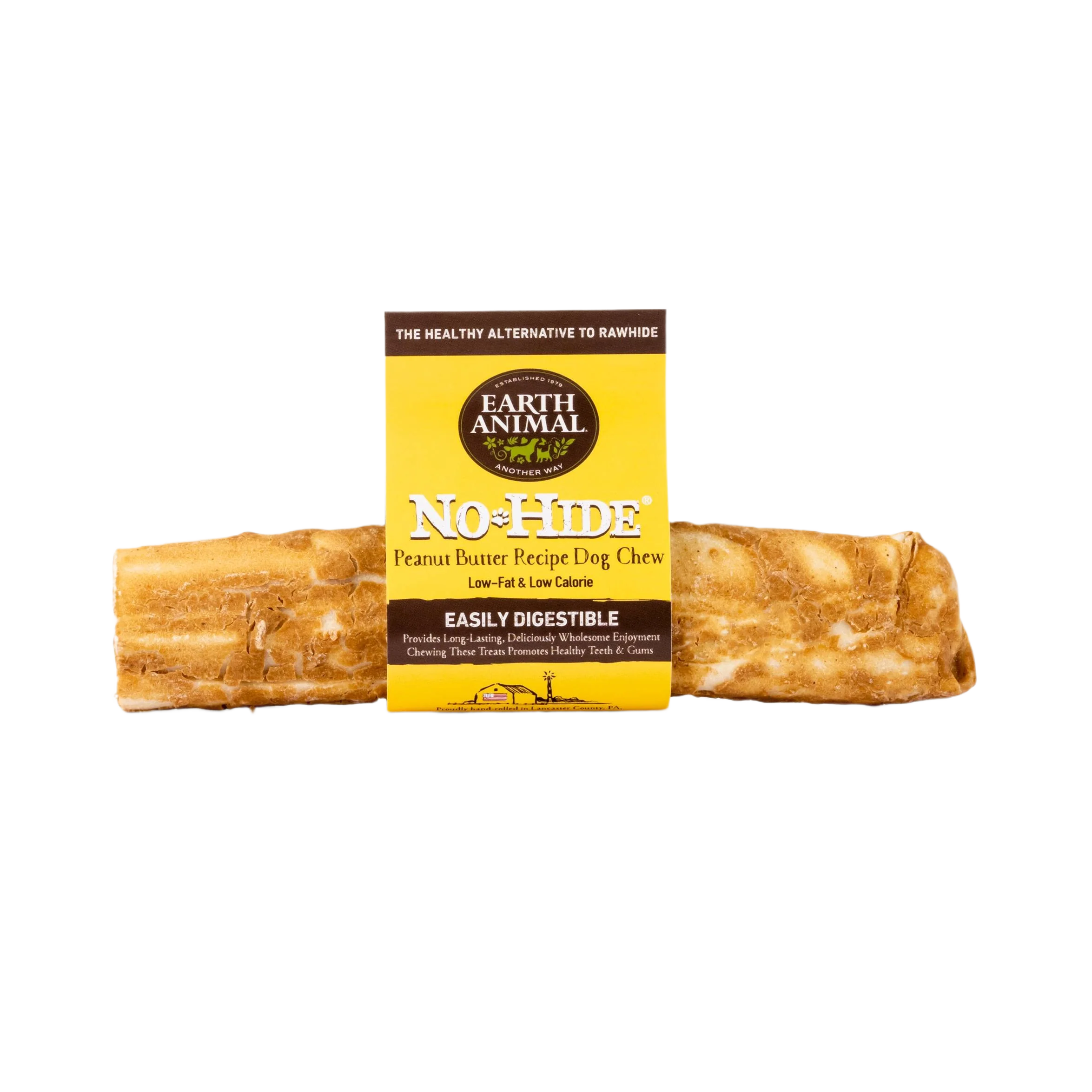 Powerful Earth Animal Medium No Hide Peanut Butter Dog Chews 7 in. Functional
