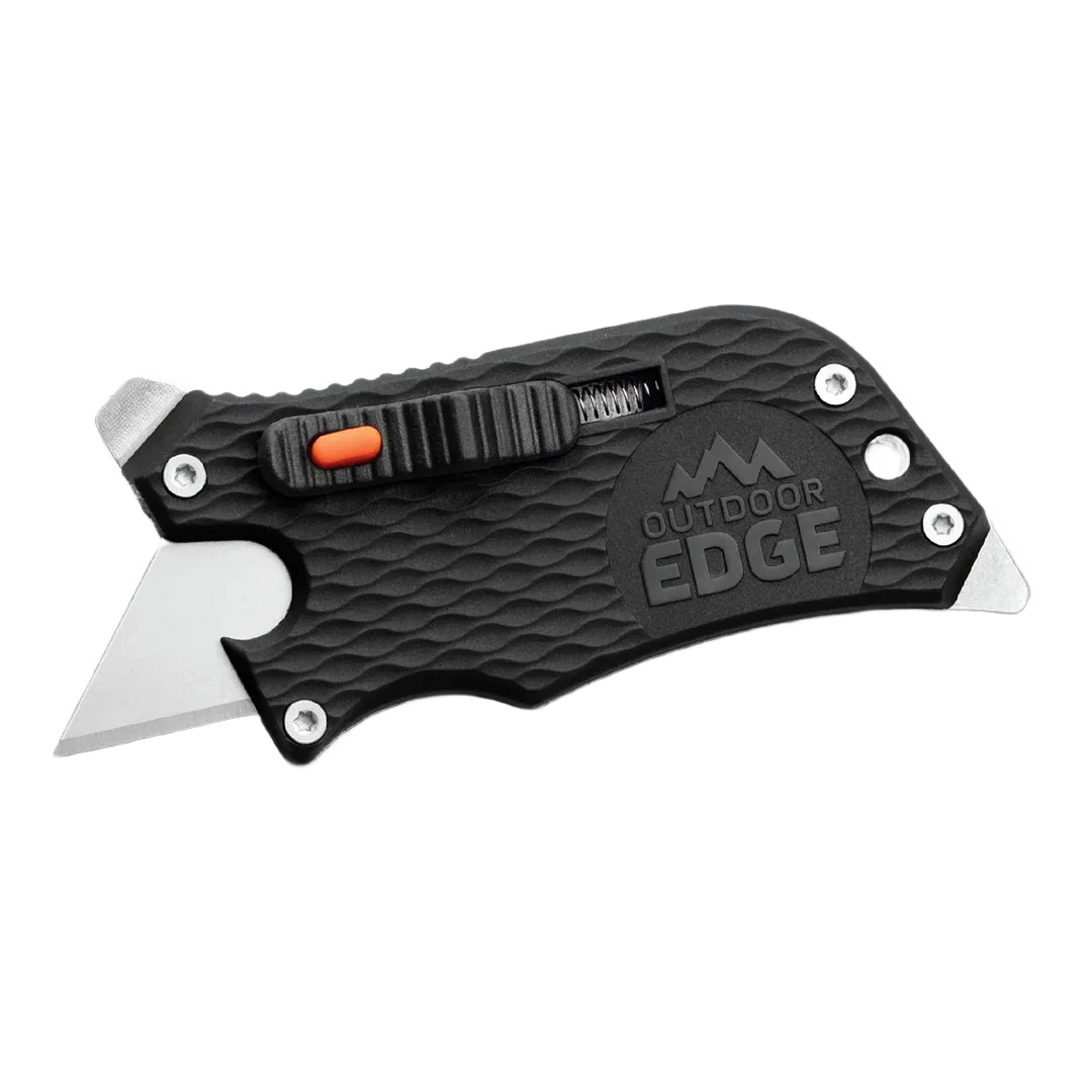 Proven Outdoor Edge Slidewinder™ Utility Knife Black Contemporary