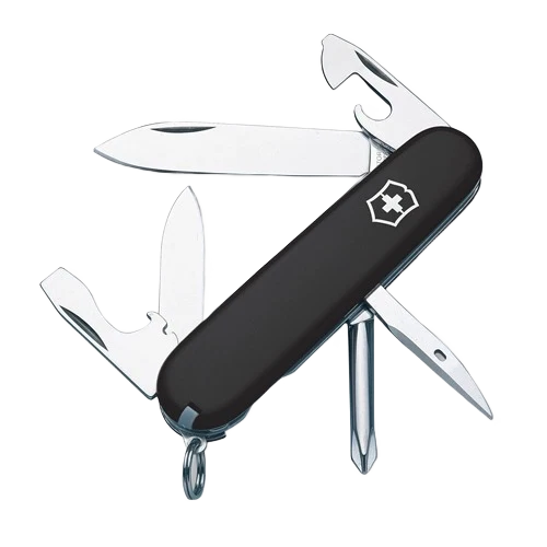 Enhanced Victorinox Swiss Army Black Tinker Pocket Knife Organic