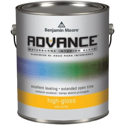 Green Benjamin Moore Advance Interior Alkyd High Gloss 3X Paint 1 Quart Advanced