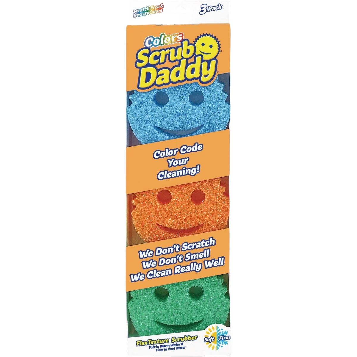 Efficient Scrub Daddy Cleansing Pad 3 Pack Casual