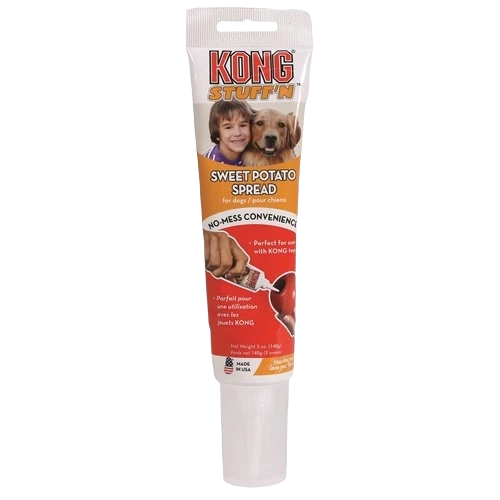 Solid KONG Stuff ‘N Sweet Potato Squeeze Tube 5 oz. Next-Generation