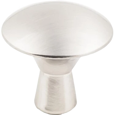 Functional Kasa 10-Pack Mushroom Knob Satin Nickel 1 1 16 in. Natural