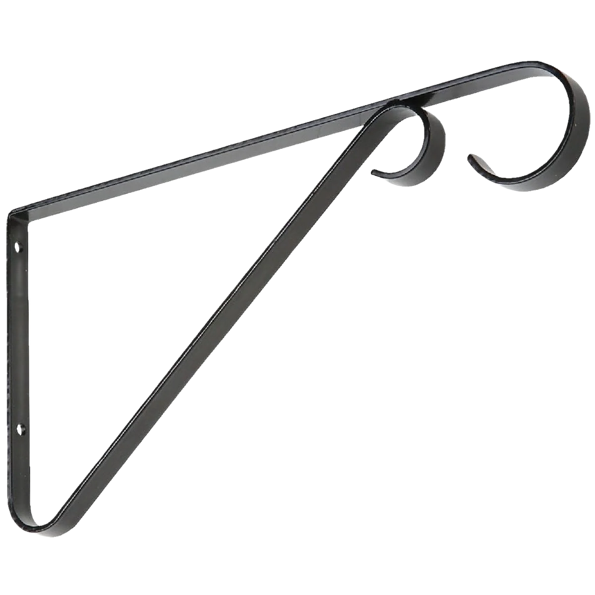 Eco-Friendly National Hardware 9 Black Steel Hanging Plant Bracket Secure