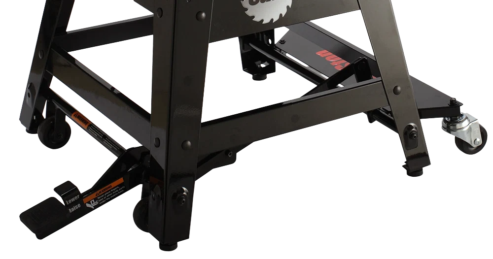 Consistent SawStop Contractor Saw Mobile Base Solid