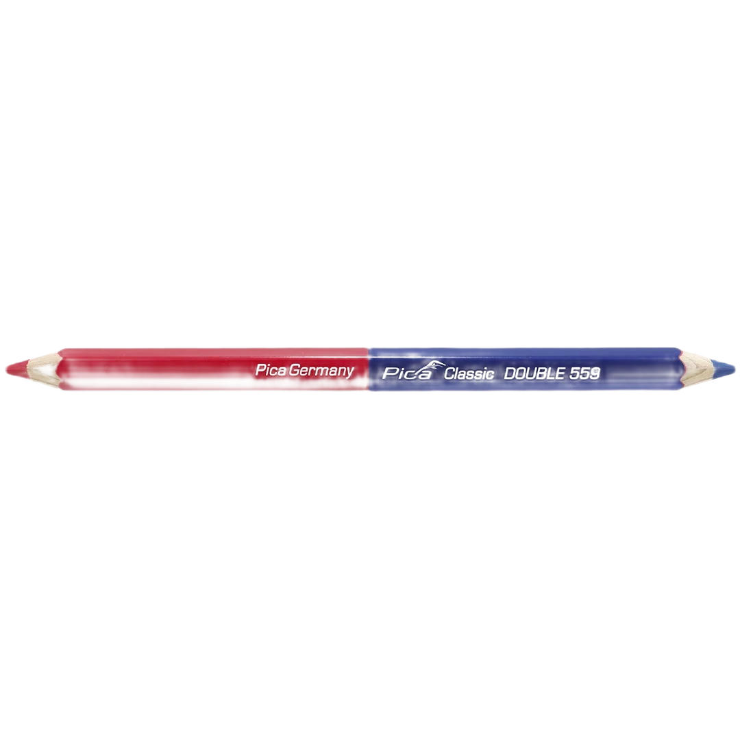 Contemporary Pica Classic Double Sided Pencil Red and Blue Lightweight