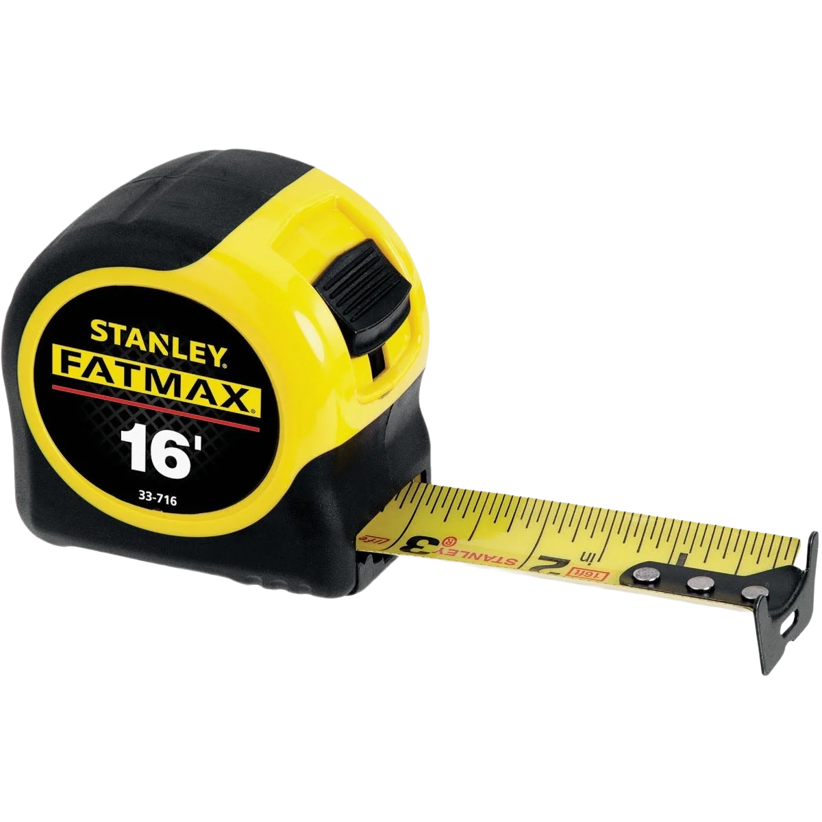 Healthy STANLEY FATMAX 16 ft. Classic Tape Measure with 11 ft. Standout Durable