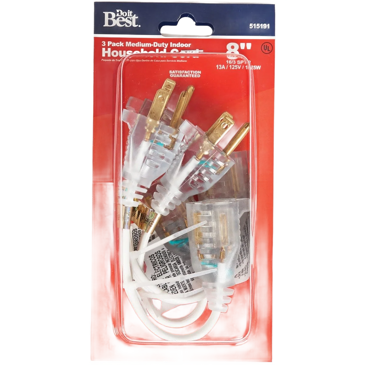Natural Do it 16 3 3-Pack Short Extension Cord Set Effective