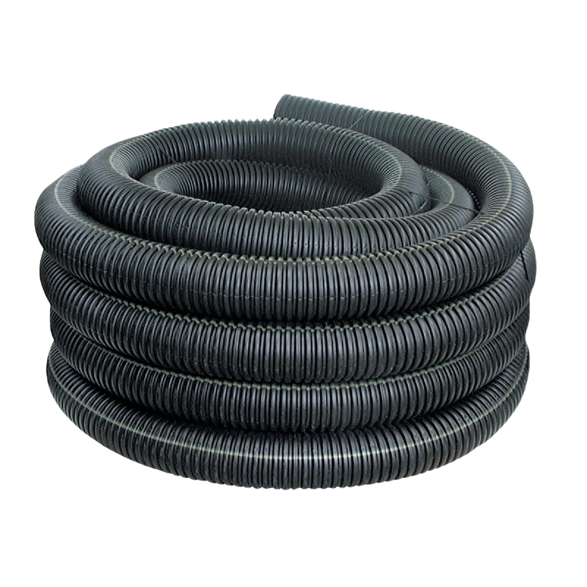 Flexible Advanced Drainage Systems Corrugated Solid Drain Pipe 4 In. x 100 Ft. Detailed