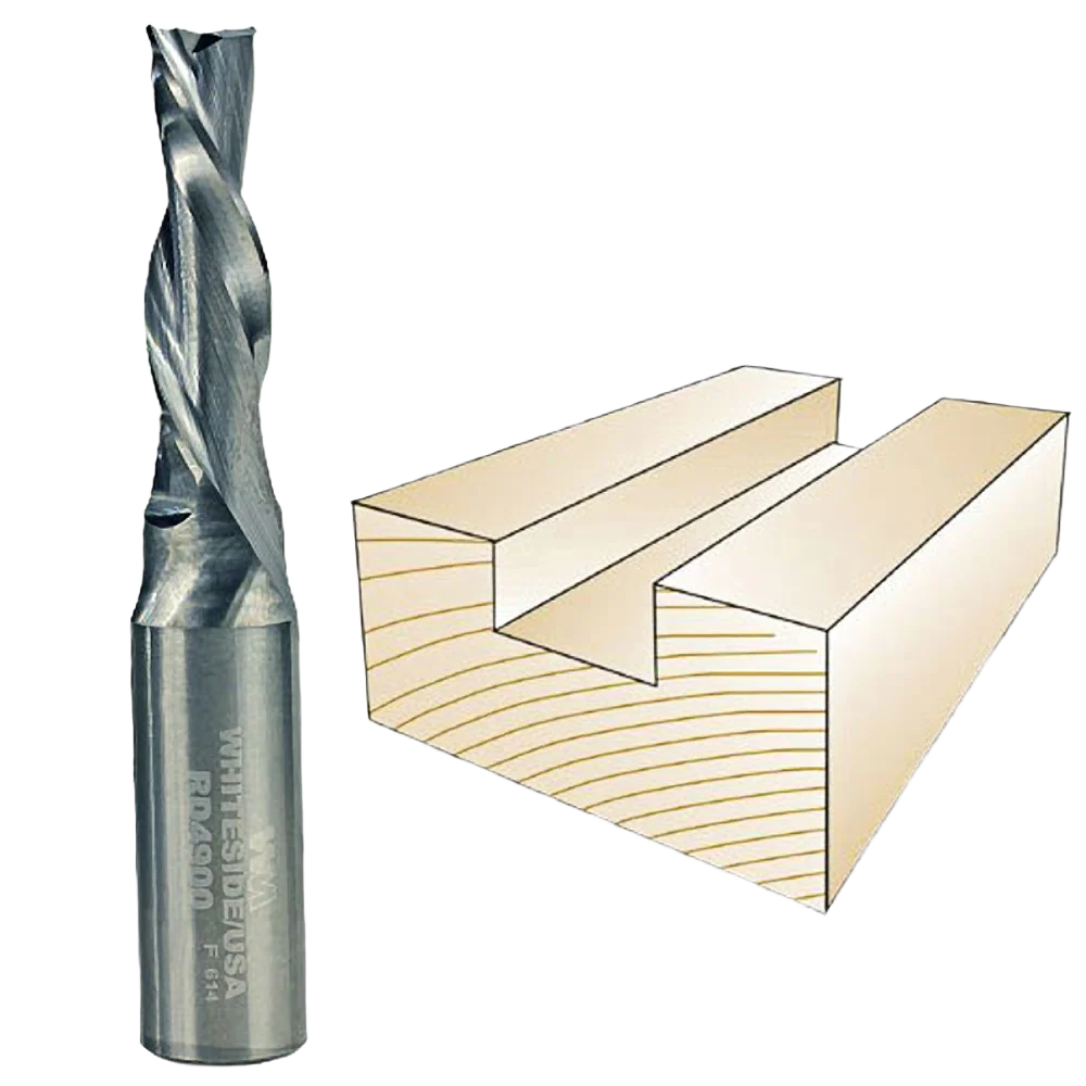 Superior Whiteside Spiral Upcut Bit 1 2 in. SH x 3 8 in. CD x 1-1 4 in. CL Elite