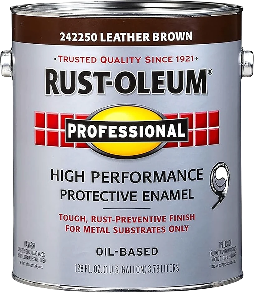 High-Grade Rust-Oleum Leather Brown Protective Enamel 1 Gallon Trusted