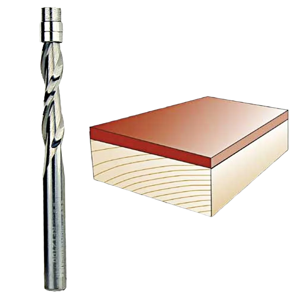Secure Whiteside Spiral Upcut Flush Trim Bit 1 4 in. SH x 1 4 in. CD x 1 in. CL Official