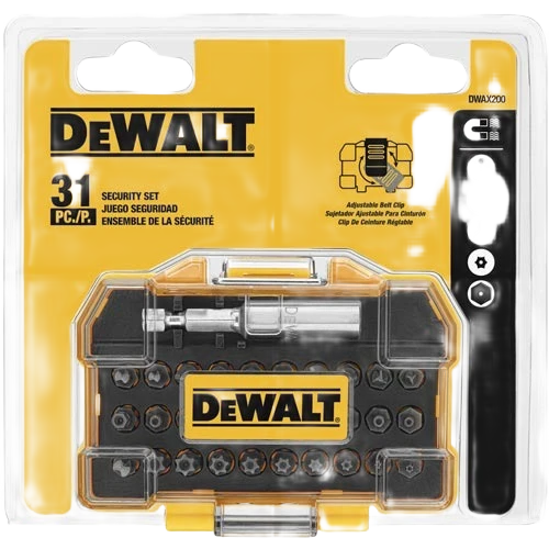 Selected DEWALT 31 Piece Security Bit Set Verified