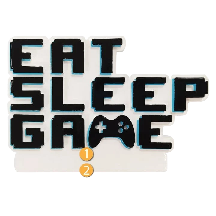 Reliable PolarX Personalized Eat Sleep Game Ornament Selected