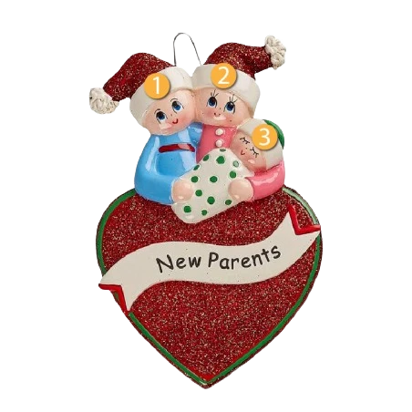 Effective Rudolph Me Personalized New Parents Ornament Advanced