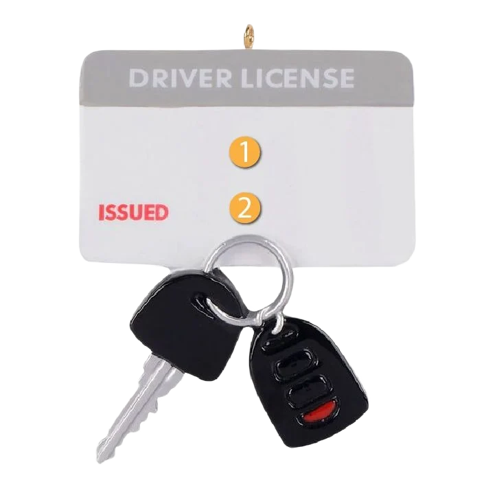 Durable Rudolph Me Personalized Driver’s License Ornament Carefully Designed