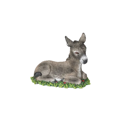 Certified Roman Little Donkey Ornament 3 in. Solid
