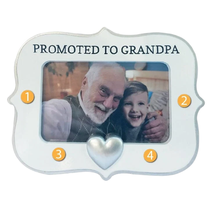 Consistent PolarX Personalized Promoted to Grandpa Ornament Contemporary