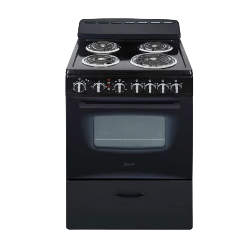 Artisan Avanti 24 Electric Range Oven with Framed Glass Door – Black Flexible