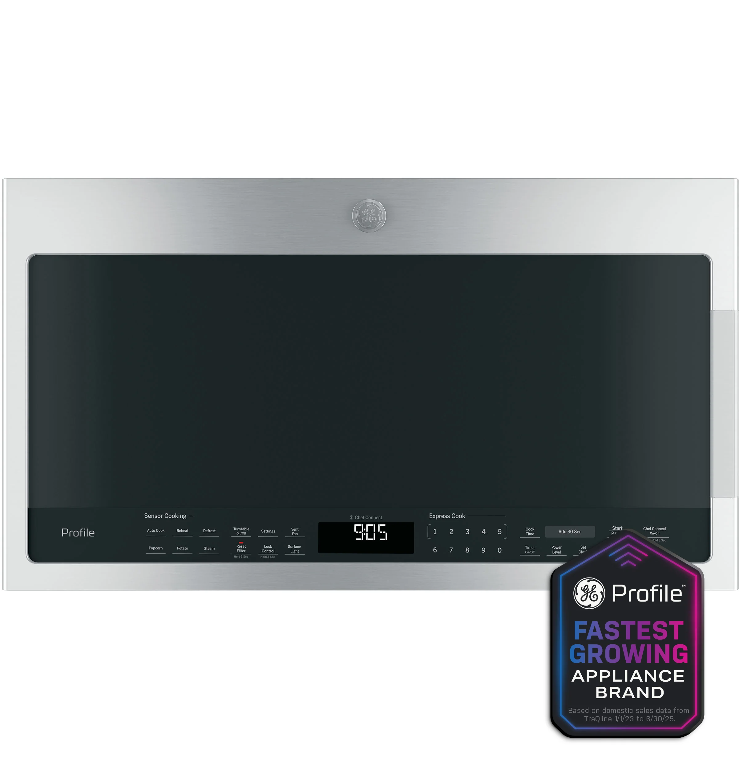 Durable GE Profile™ 2.1 Cu. Ft. Over-the-Range Sensor Microwave Oven Crafted