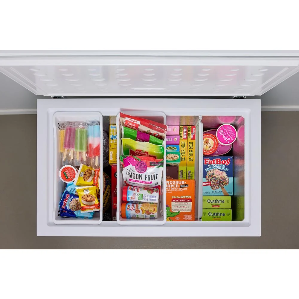 Original Design Whirlpool® 11 cu. ft. Chest zer with 2 Storage Baskets Powerful