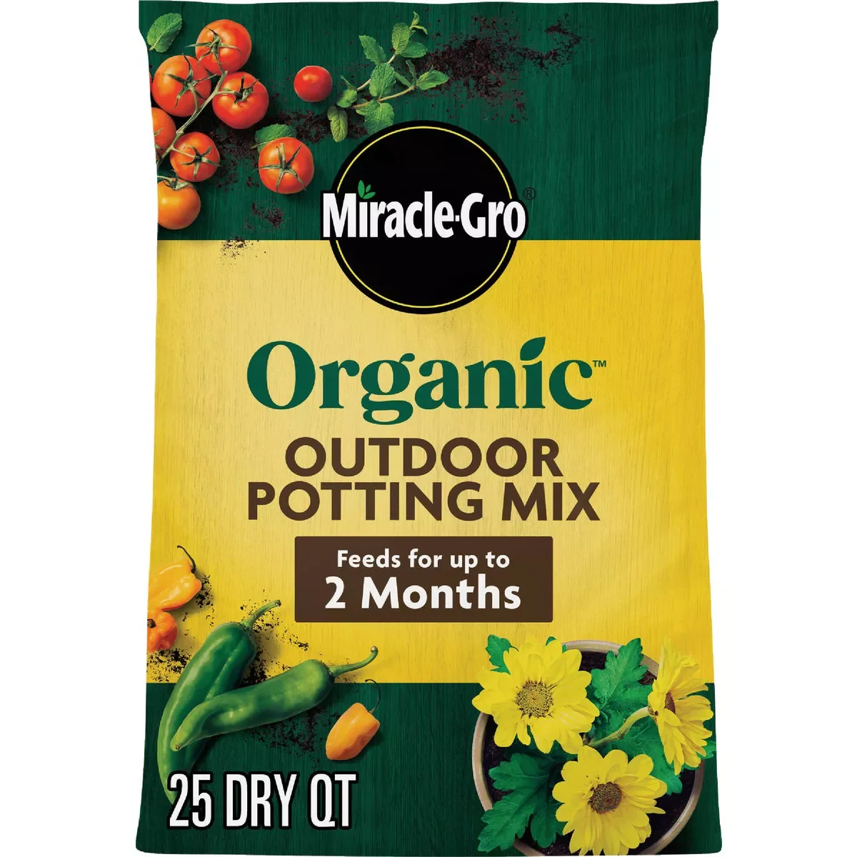 Easy-to-Use -Gro 25 Qt. Organic Outdoor Potting Mix Casual