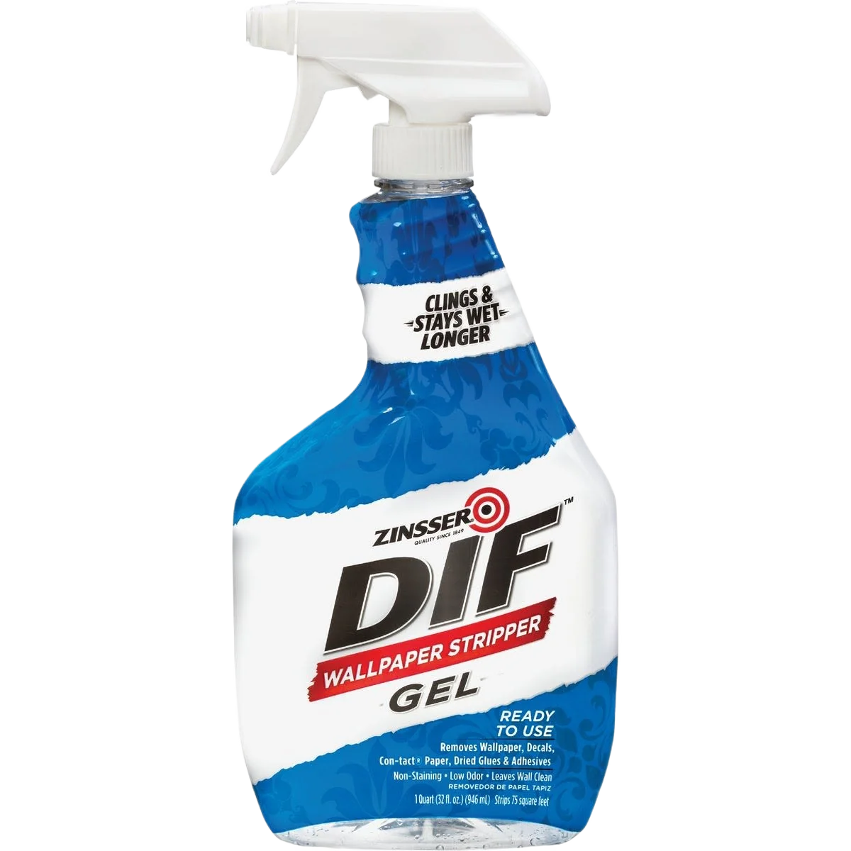 Responsible Zinsser DIF Wallpaper Stripper Gel 32 oz. Easy-to-Use