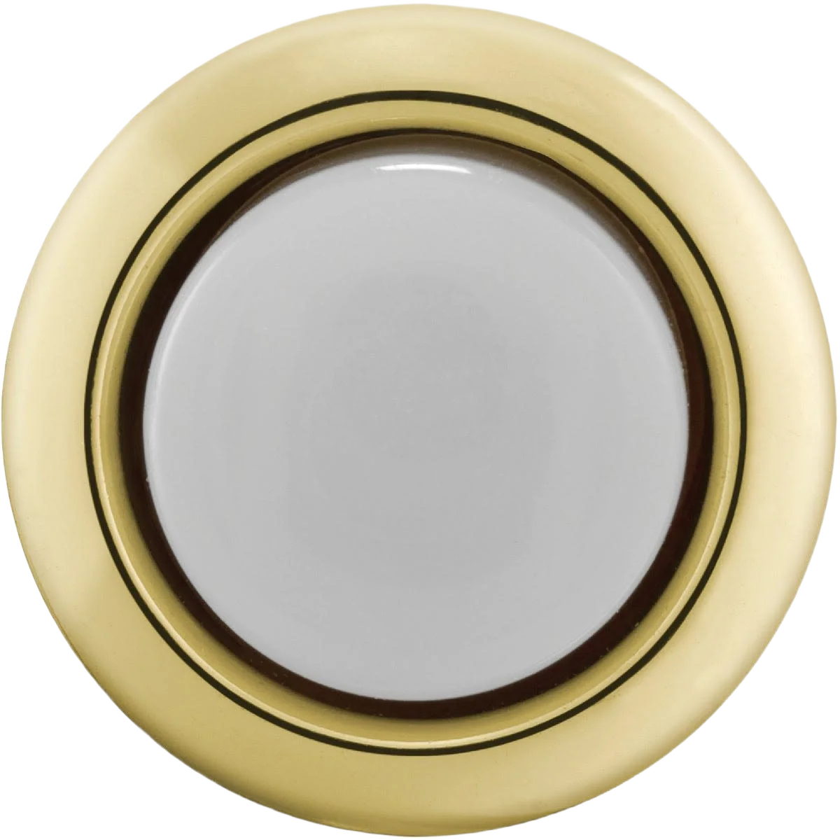 Artisan Heath Zenith Gold Round Lighted Doorbell Push-Button Functional