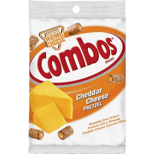 Elegant Combos Cheddar Pretzel Bites 6.3 oz. Refined