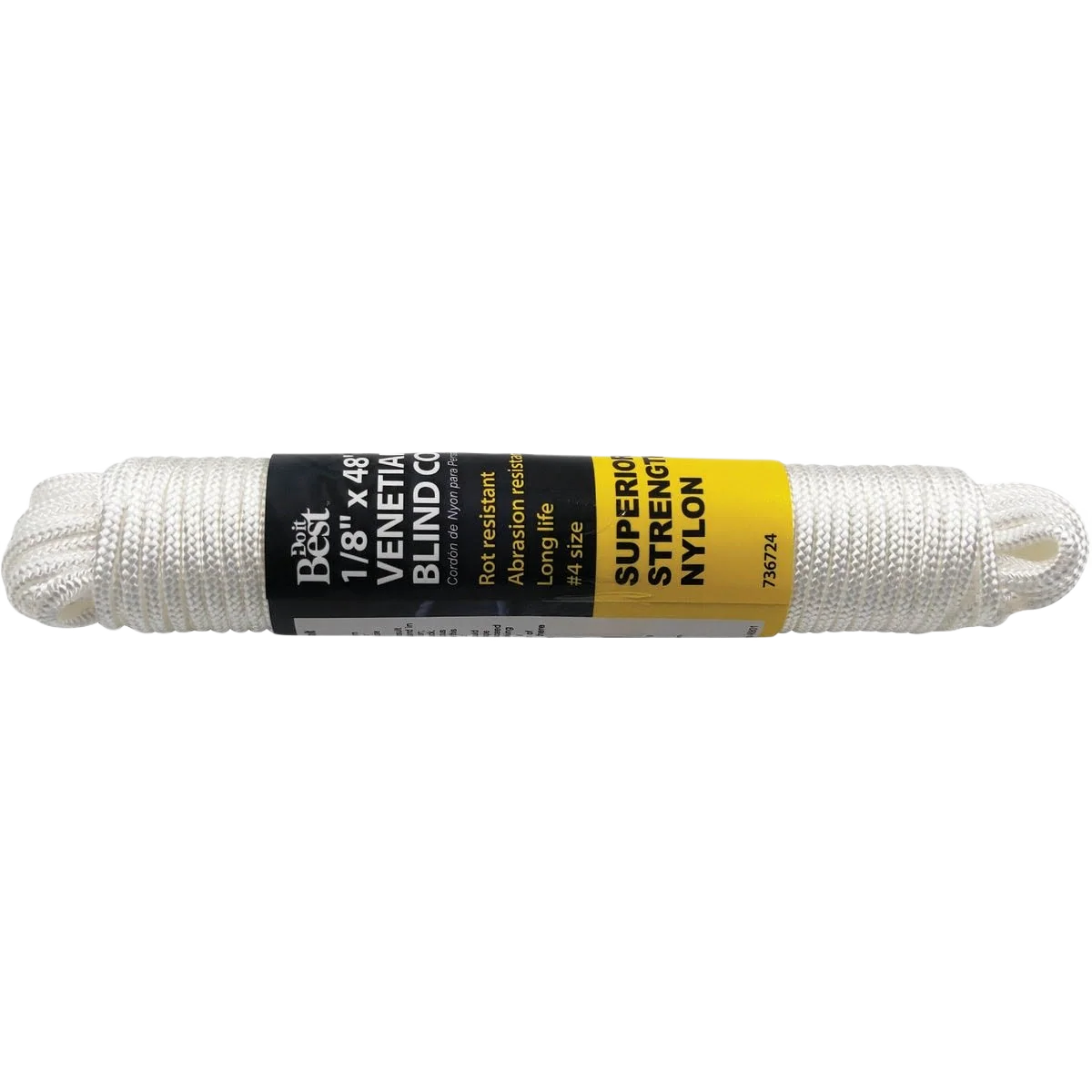 Healthy Do it Nylon Venetian Blind Cord 48 Ft. L x 1 8 In. Diameter Unique