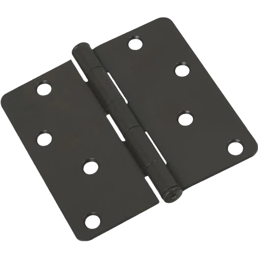 Innovative National Hardware 4 x 1 4 Radius Oil Rubbed Bronze Door Hinge Stylish