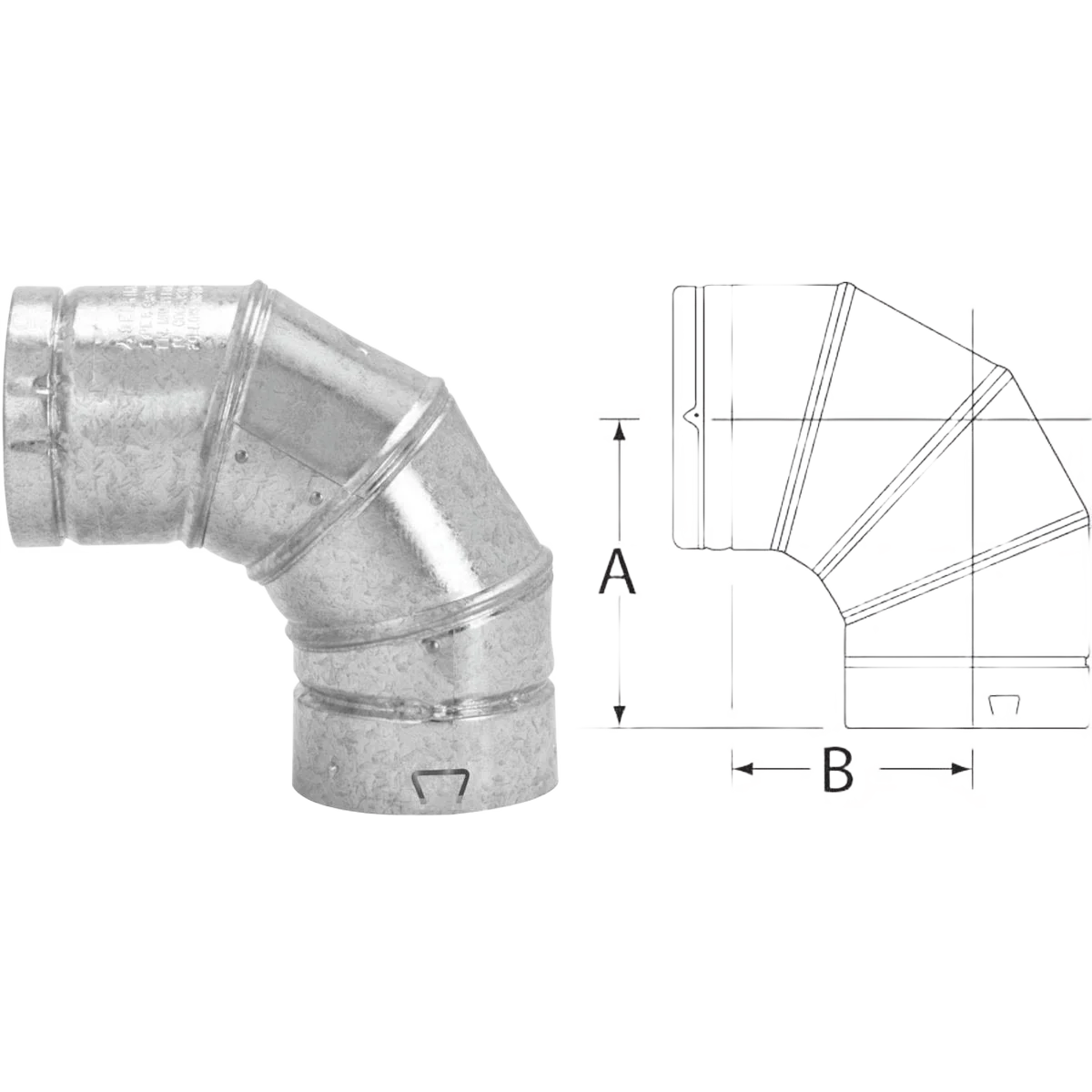 Contemporary Selkirk RV 4 90 Deg. Adjustable Elbow Long-Lasting