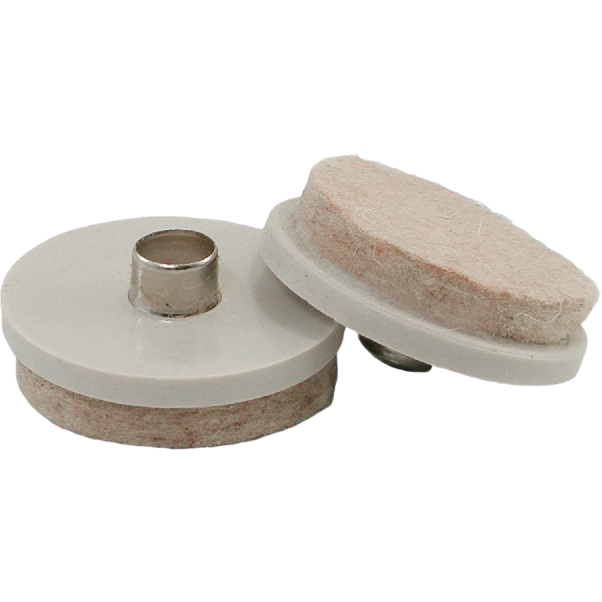 Soft Do it 1-1 2 In. Round Almond Nail on Furniture Glide 4-Pack User-Friendly