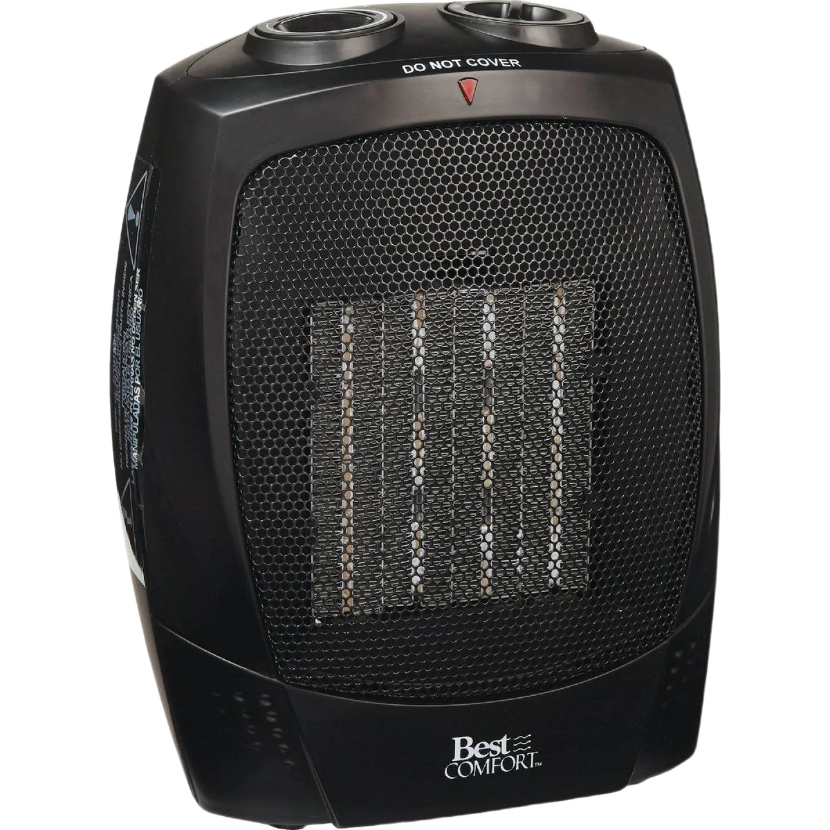 Safe Comfort 5 115 BTU Black Ceramic Space Heater 10.5 in. Fine