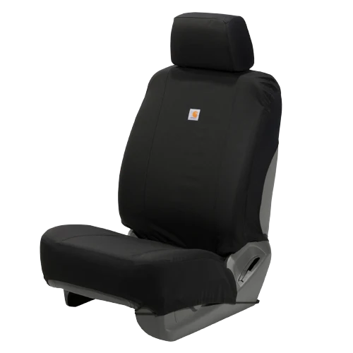 Crafted Carhartt Black Nylon Duck Bucket Seat Cover Fine Crafted