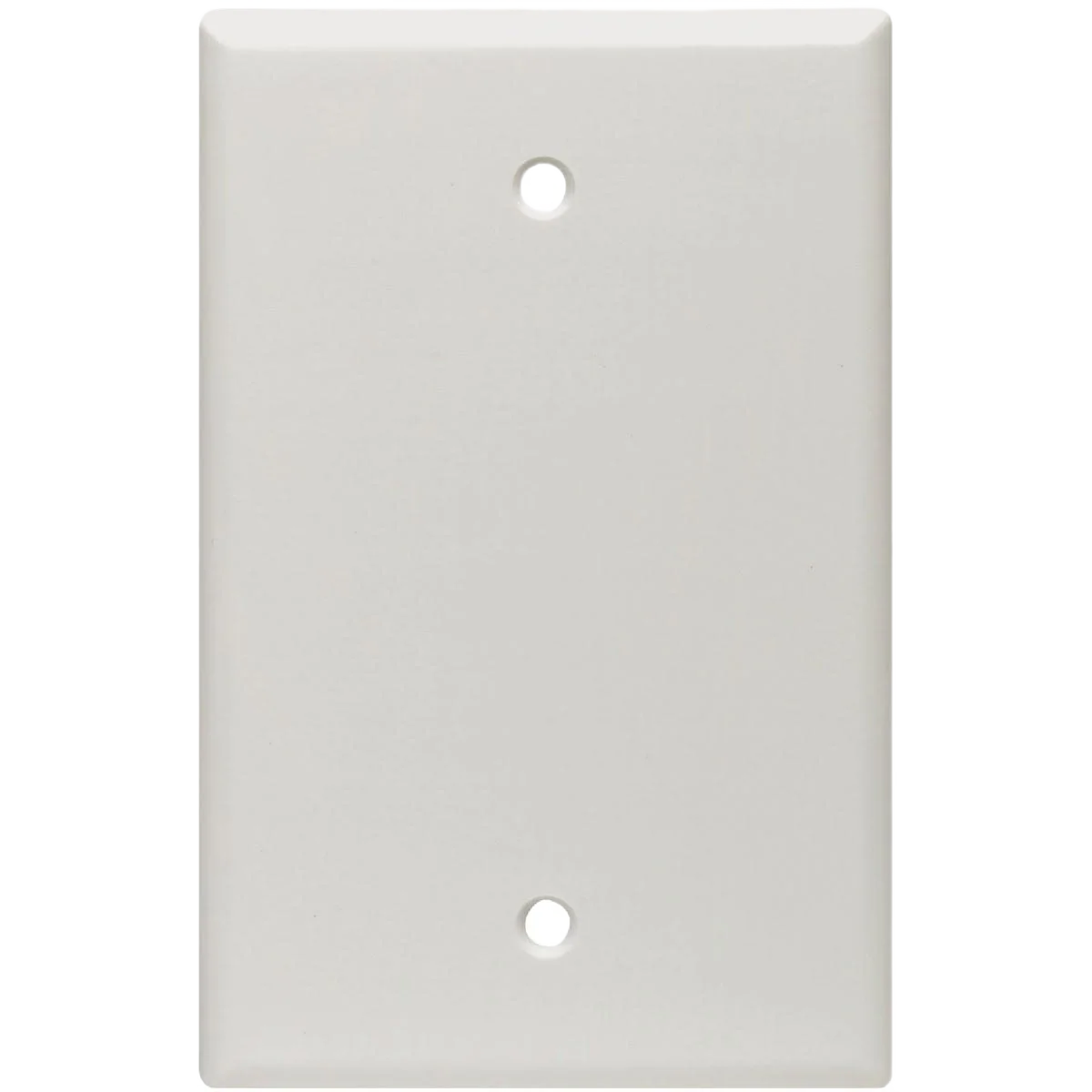 High-Grade Leviton 1-Gang White Midway Thermoset Blank Wall Plate Minimalist