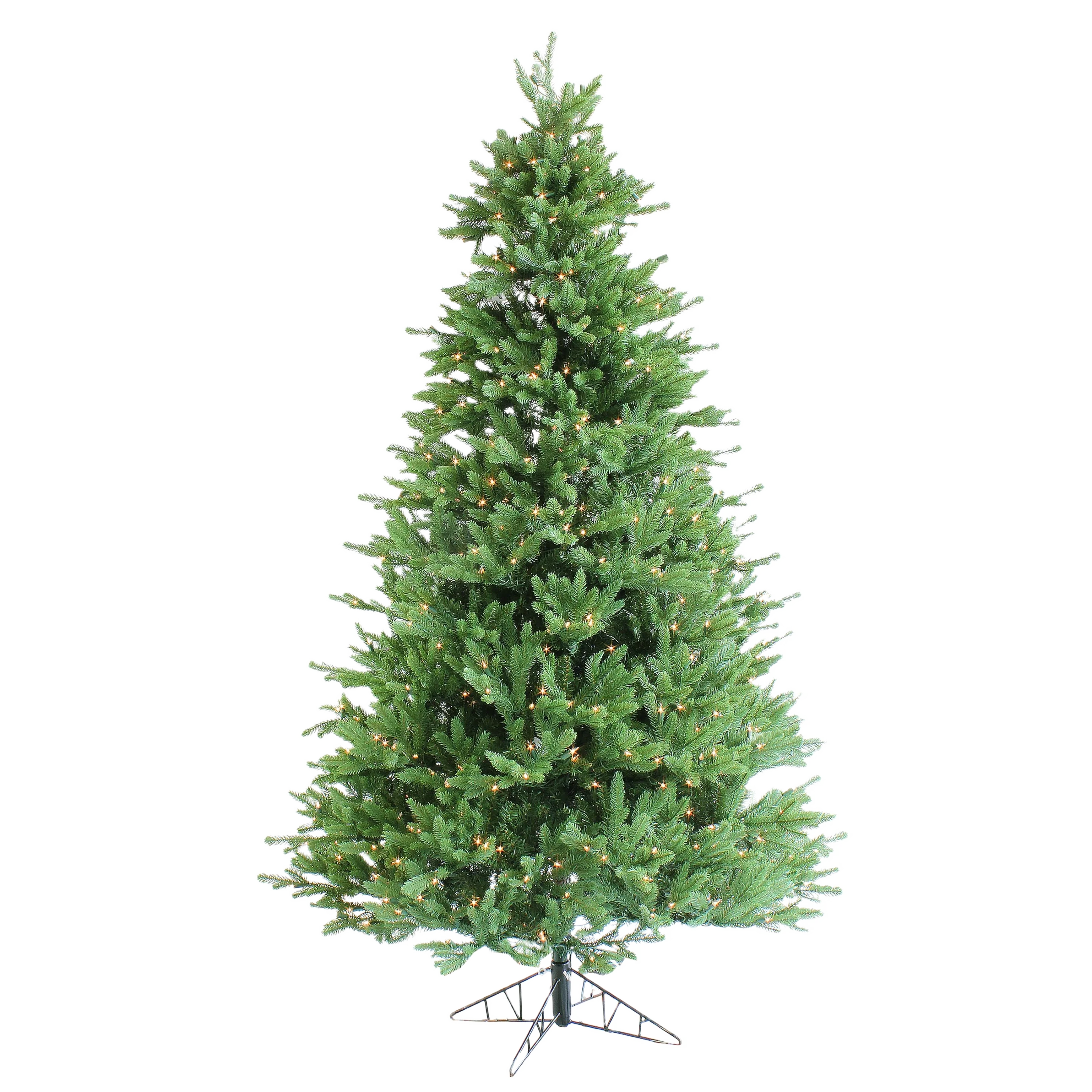 Practical nVision Aspen Green Spruce Clear SmartLit Incandescent Christmas Tree 6.5 ft. Versatile
