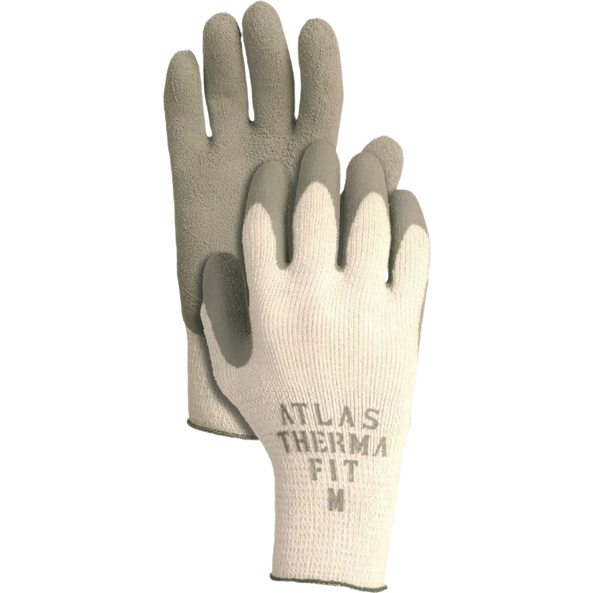 High-End Atlas Men’s Medium Latex Dipped Knit Outdoor Work Gloves Crafted