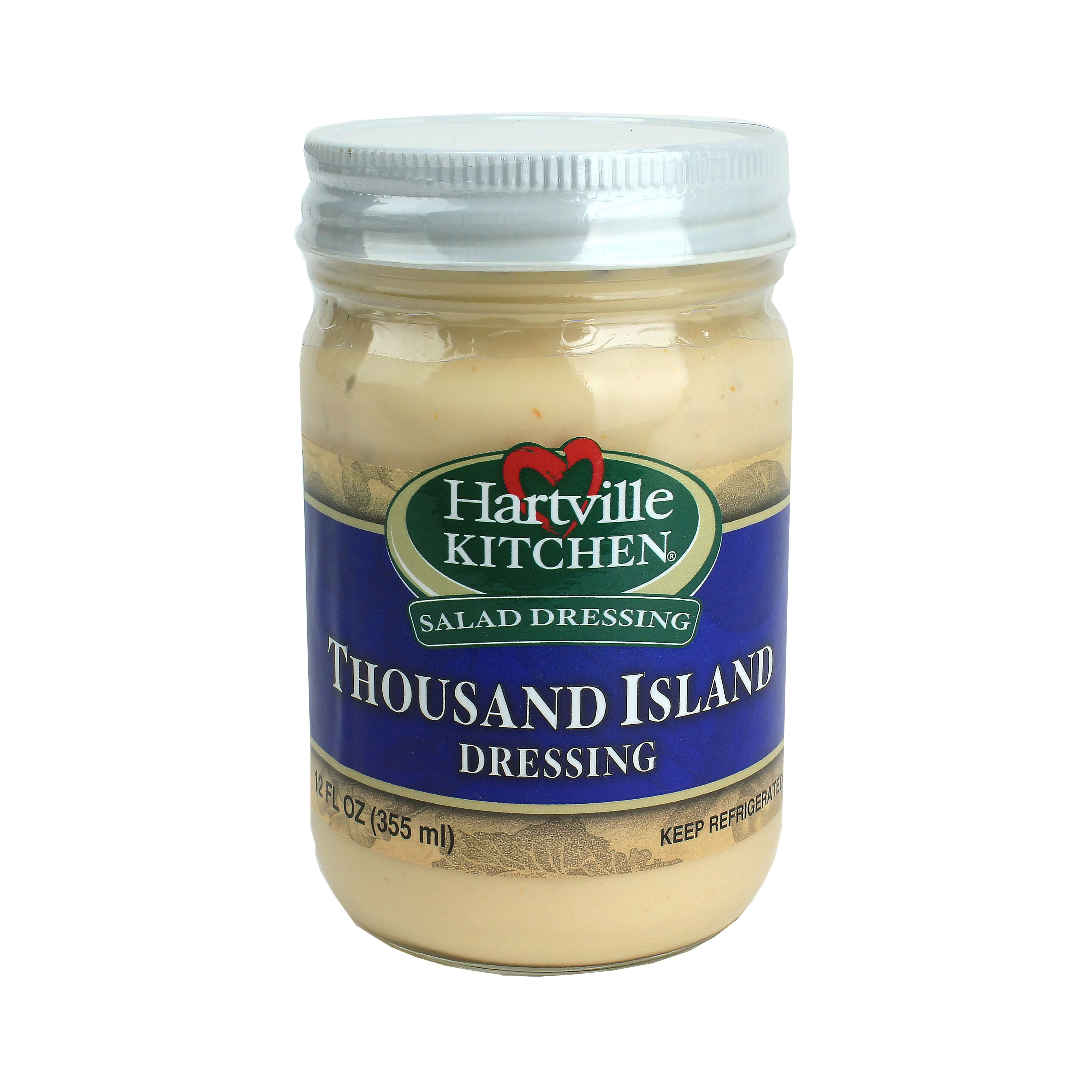 Convenient Hartville Kitchen Refrigerated Thousand Island Dressing 12 oz. Traditional
