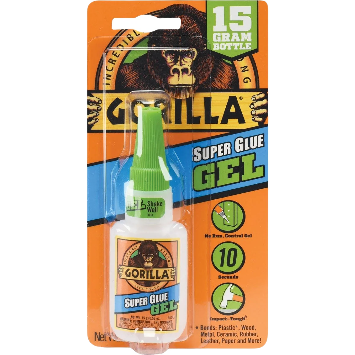 Solid Gorilla Super Glue Gel 0.53 oz. Outstanding