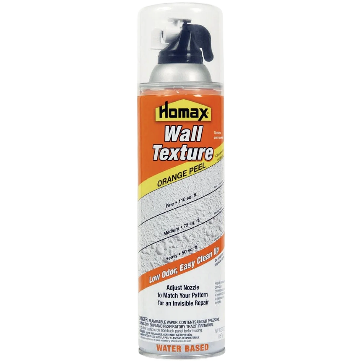 Fashionable Homax Water Base Orange Peel Splatter Wall Spray Texture 20 oz. Environmentally Friendly