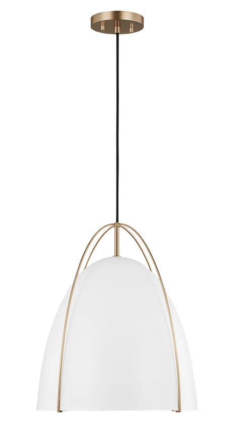 Original Design Visual Comfort 1 Fixture Satin Brass Studio 60 40 LG Pendant Environmentally Friendly
