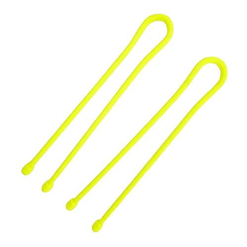 High-Performance Nite Ize 18 in. Neon Yellow Gear Tie Reusable Rubber Twist Tie 2-Pack Selected